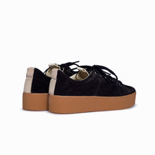 Load image into Gallery viewer, Zapatillas Pompeii de color negro para mujer de otoÃ±o e invierno