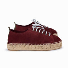 Load image into Gallery viewer, Zapatillas de color burdeos de mujer
