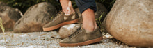 Load image into Gallery viewer, Zapatillas verdes y marrones para otoño e invierno