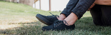 Load image into Gallery viewer, Zapatillas negras para otoño e invierno
