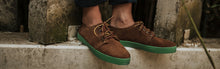 Load image into Gallery viewer, Zapatillas marrones y verdes para otoño e invierno