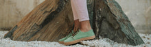 Load image into Gallery viewer, Zapatillas verdes y marrones para otoño e invierno