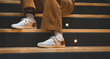 Load image into Gallery viewer, Zapatillas blancas, rosas y marrones para otoño e invierno