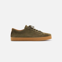 Load image into Gallery viewer, Zapatillas de serraje verdes para hombre