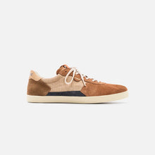 Load image into Gallery viewer, Zapatillas de serraje y lona marrones para hombre