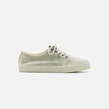 Load image into Gallery viewer, Zapatillas de lona lavada celestes para mujer