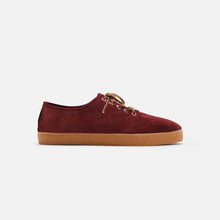 Load image into Gallery viewer, Zapatillas de serraje burdeos para hombre