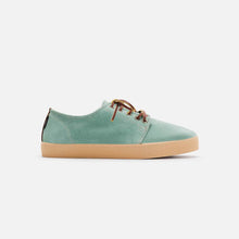 Load image into Gallery viewer, Zapatillas de serraje celeste para mujer