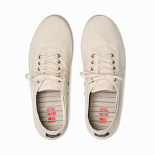 Load image into Gallery viewer, Zapatillas blancas con suela blanca y cordones de algodón 