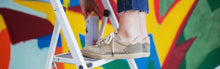 Load image into Gallery viewer, Zapatillas verdes y beige para primavera y verano