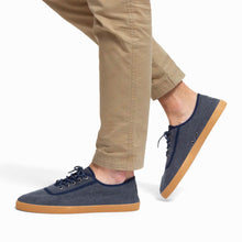 Load image into Gallery viewer, Zapatillas de lona azules de Pompeii