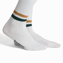 Load image into Gallery viewer, Calcetines de algodón blancos para hombre