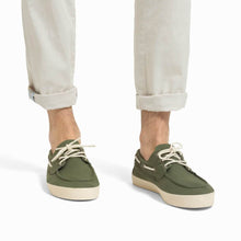 Load image into Gallery viewer, Zapatillas de lona verdes para hombre