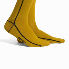 Load image into Gallery viewer, Calcetines de algodón amarillos para hombre